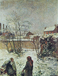 Paul Gauguin The Garden in Winter, Carcel Street, 1883 oil painting reproduction