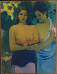 Paul Gauguin Two Tahitian Women, 1899 oil painting reproduction