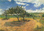Paul Gauguin Apple-Trees in Blossom, 1879 oil painting reproduction
