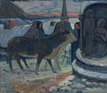 Paul Gauguin Christmas Night (The Blessing of the Oxen), 1902-03 oil painting reproduction