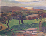 Paul Gauguin Landscape from Bretagne, 1889 oil painting reproduction