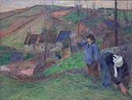 Paul Gauguin Landscape of Brittany, 1888 oil painting reproduction