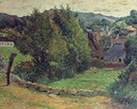 Paul Gauguin Mount Sainte-Marguerite near from the Presbytery, 1886 oil painting reproduction