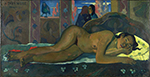Paul Gauguin Nevermore, 1897 oil painting reproduction