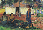 Paul Gauguin No Te Aha Oe Riri (Why Are You Angry), 1896 oil painting reproduction