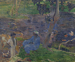 Paul Gauguin On the Shore of the Lake at Martinique, 1887 oil painting reproduction