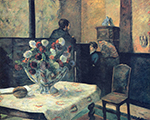 Paul Gauguin Painting of Interior at Carcel Street, Paris, 1881 oil painting reproduction