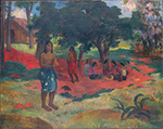 Paul Gauguin Parau Parau (Whispered Words), 1892 oil painting reproduction