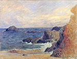 Paul Gauguin Rocks on the Seashore, 1886 oil painting reproduction