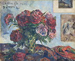 Paul Gauguin Still Life with Peonies, 1884 oil painting reproduction