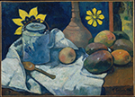 Paul Gauguin Still Life with Teapot and Fruit, 1896 oil painting reproduction