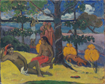Paul Gauguin Tahitian Scene, 1896 oil painting reproduction