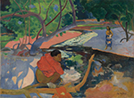Paul Gauguin Te Poipoi (The Morning), 1892 oil painting reproduction