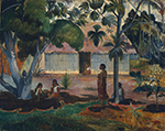 Paul Gauguin Te Raau Rahi (The Large Tree), 1892 oil painting reproduction