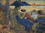 Paul Gauguin Te Vaa (Canoe - Tahitian Family), 1896 oil painting reproduction