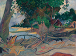 Paul Gauguin The Hibiscus Tree (Te Burao), 1892 oil painting reproduction