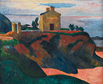Paul Gauguin The House of Pan-Du, 1890 oil painting reproduction