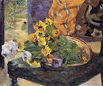 Paul Gauguin The Makings of a Bouquet, 1880 oil painting reproduction