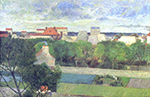 Paul Gauguin The Market Gardens of Vaugirard, 1879 oil painting reproduction