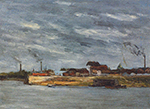 Paul Gauguin The Port of Javel, 1876 oil painting reproduction