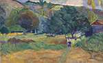 Paul Gauguin The Small Valley, 1892 oil painting reproduction
