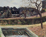 Paul Gauguin The Square Pond, 1884 oil painting reproduction