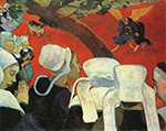 Paul Gauguin Vision of the Sermon (Jacob Wrestling with the Angel), 1888 oil painting reproduction