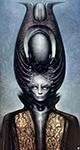 H.R. Giger Magierin oil painting reproduction
