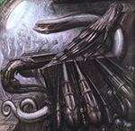 H.R. Giger Alien Monster III oil painting reproduction