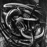H.R. Giger Alien Monster IV oil painting reproduction