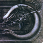 H.R. Giger Alien Monster V oil painting reproduction