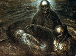H.R. Giger The Cavern  oil painting reproduction
