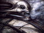 H.R. Giger Pioneer 1 oil painting reproduction