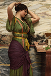 John William Godward A Fair Refection oil painting reproduction