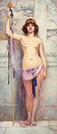 John William Godward A Priestess oil painting reproduction