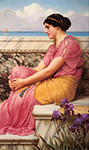 John William Godward Absence oil painting reproduction