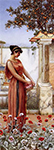 John William Godward An Idle Hour1890 oil painting reproduction