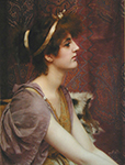 John William Godward Classical Beauty oil painting reproduction