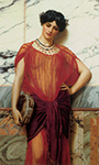 John William Godward Drusilla 1906 oil painting reproduction