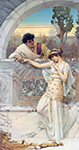 John William Godward Famous lover oil painting reproduction