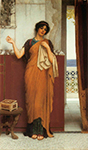 John William Godward Idle Thoughts oil painting reproduction