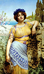 John William Godward Ionian Dancing Girl oil painting reproduction