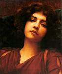 John William Godward Reverie oil painting reproduction