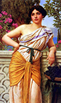 John William Godward Rich Gifts oil painting reproduction