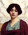 John William Godward Stesicrate oil painting reproduction