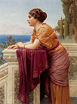 John William Godward The Belvedere oil painting reproduction