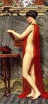 John William Godward The Jewel Box oil painting reproduction