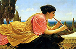 John William Godward The Melody oil painting reproduction