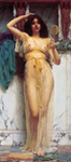 John William Godward The Mirror oil painting reproduction