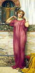 John William Godward The Necklace oil painting reproduction